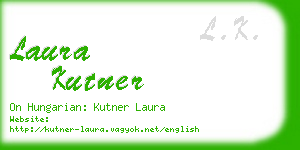 laura kutner business card